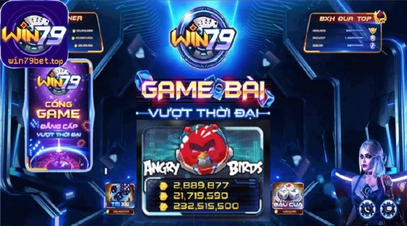 Thiết kế giao diện quay hũ Angry Bird sinh động, đẹp mắt