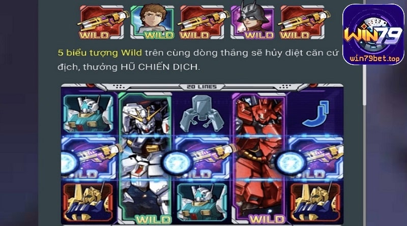 Game Gundam có các vòng chơi cuốn hút