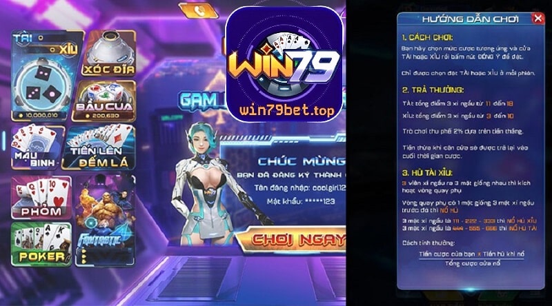 Game tài xỉu có luật chơi đơn giản