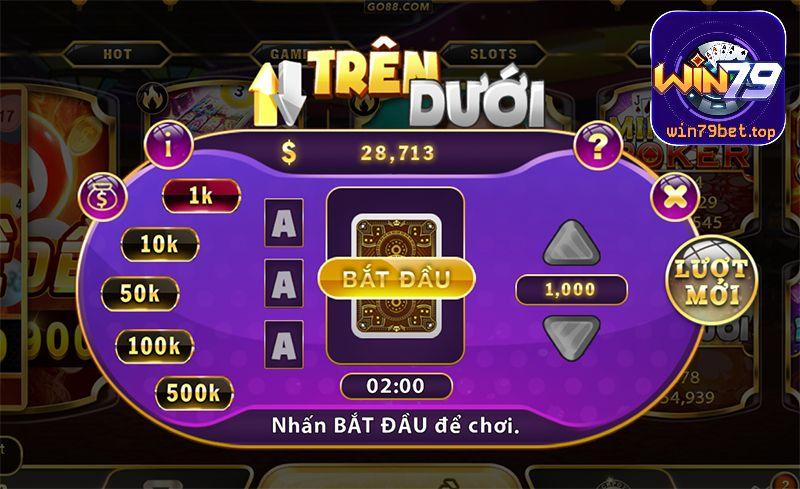 Trên dưới là một game đổi thưởng hấp dẫn và mới lạ